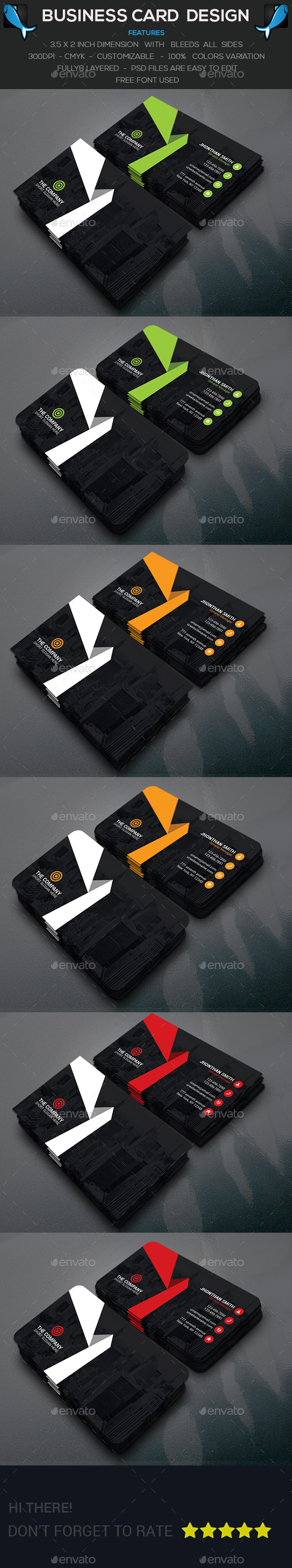 Corporate Business Card - Corporate Business Cards