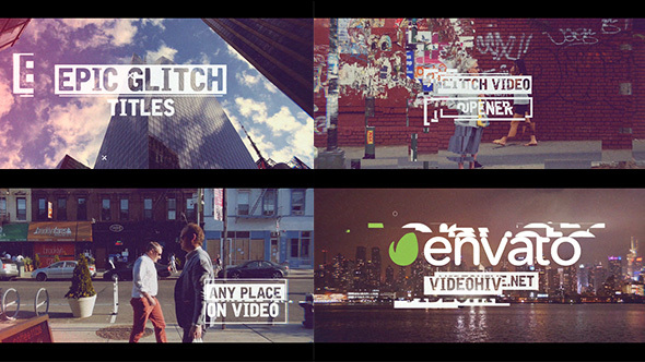 Epic Glitch Titles - VideoHive 14406388