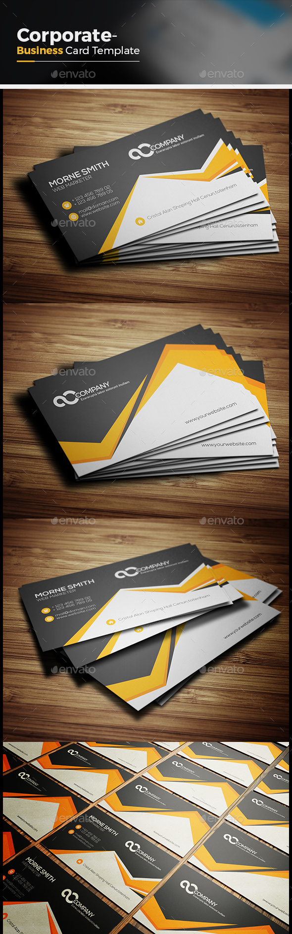 Corporate Business Card - Corporate Business Cards