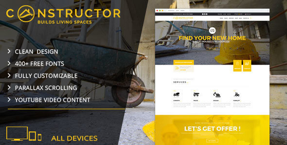 Constructor | Building Company Muse Template