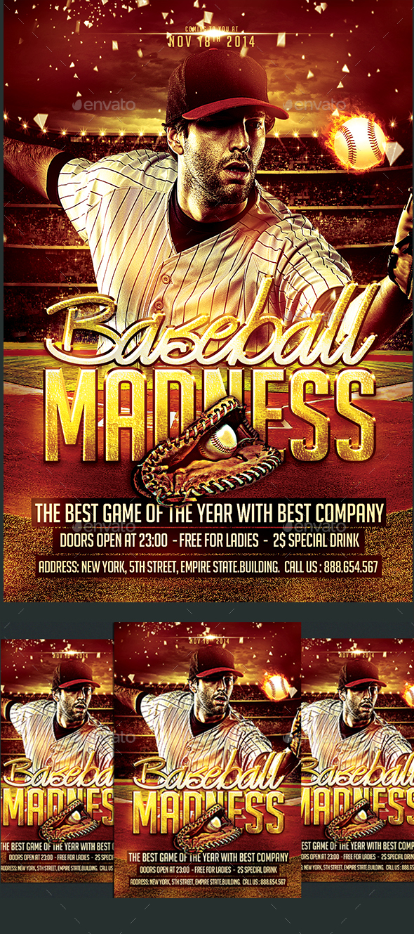 Baseball Flyer - Sports Events