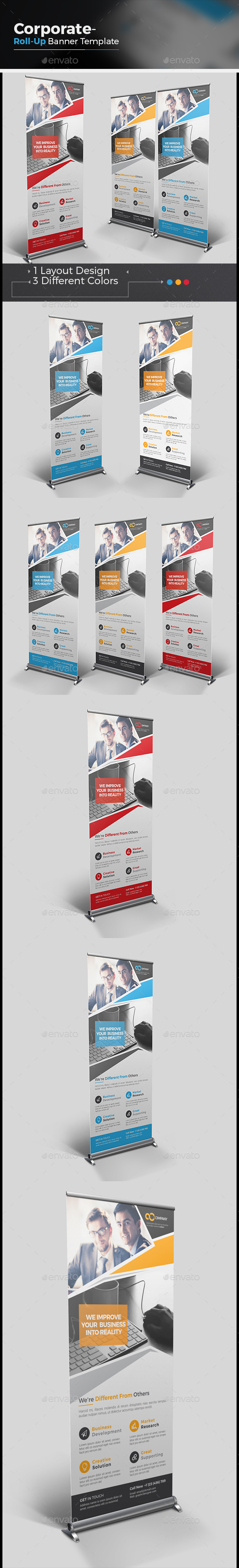 Corporate Roll-up Banner - Corporate Flyers