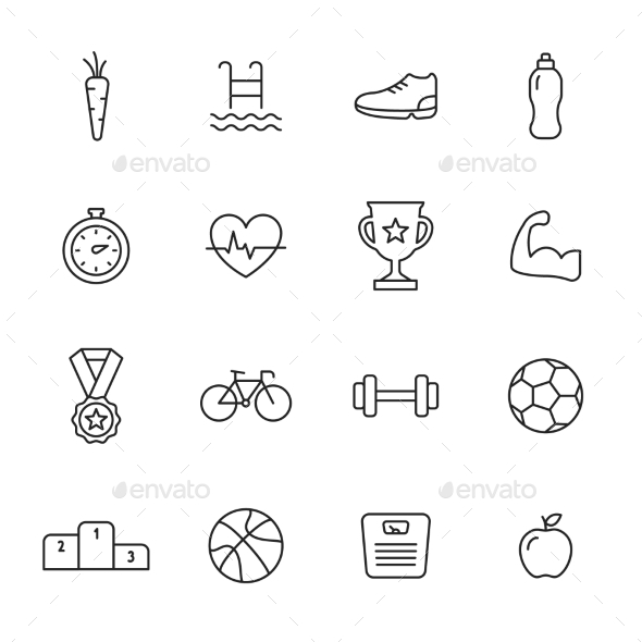 Sport Line Icons - Icons