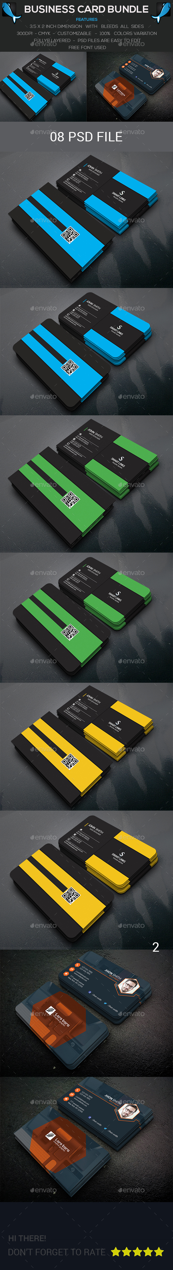 Corporate Business Card Bundle - Corporate Business Cards