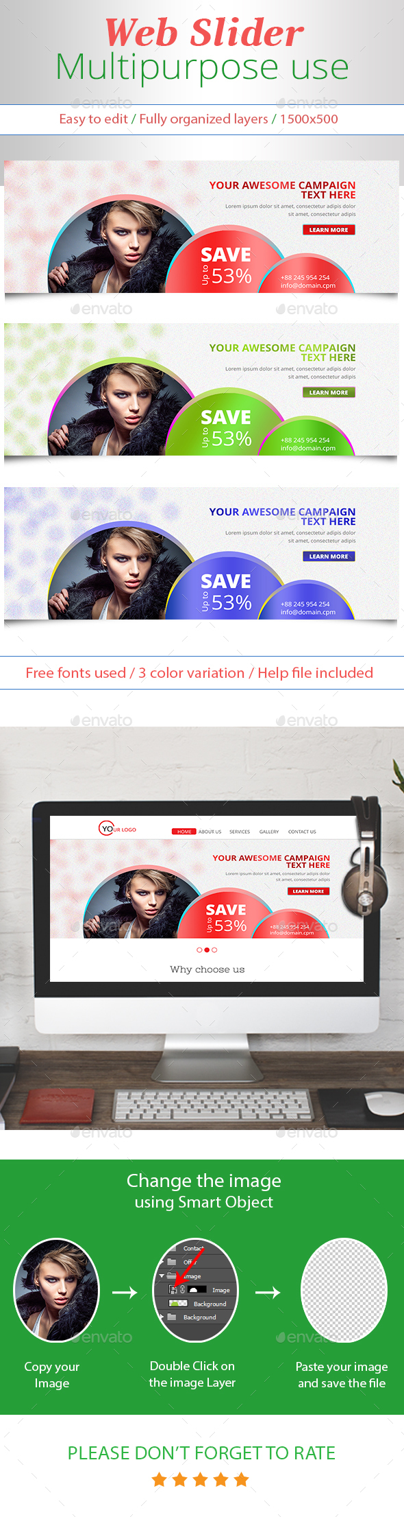 Web Slider - Sliders & Features Web Elements