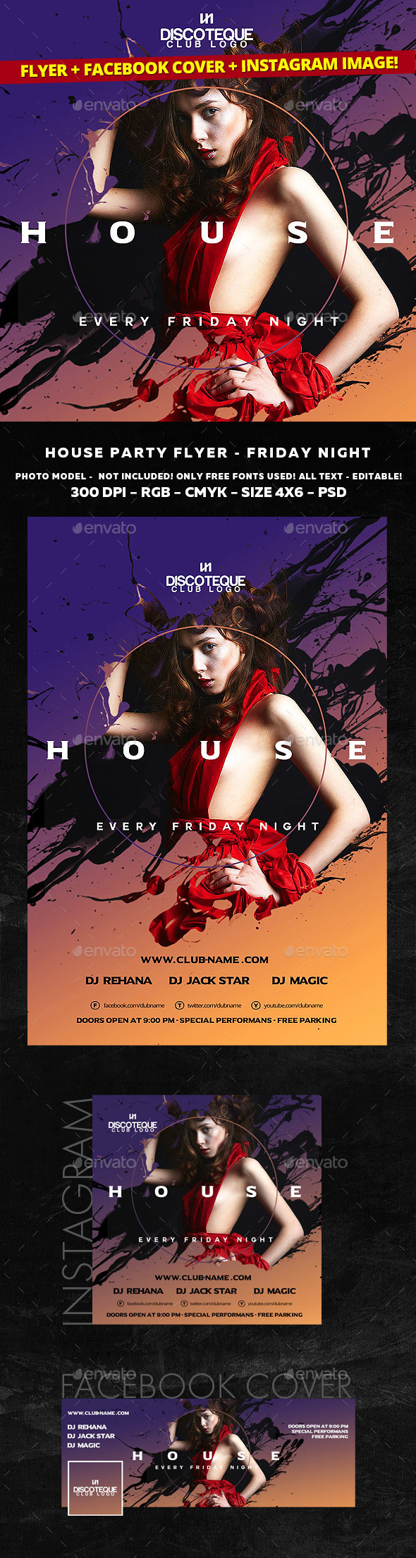 Club Flyer - Clubs & Parties Events