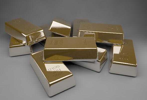 Gold Bar - 3Docean 14354015