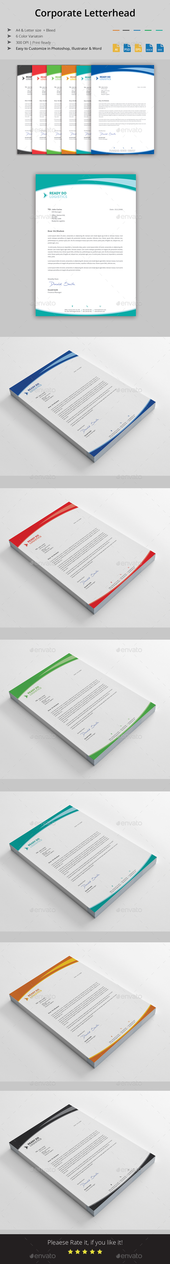 Letterhead - Stationery Print Templates