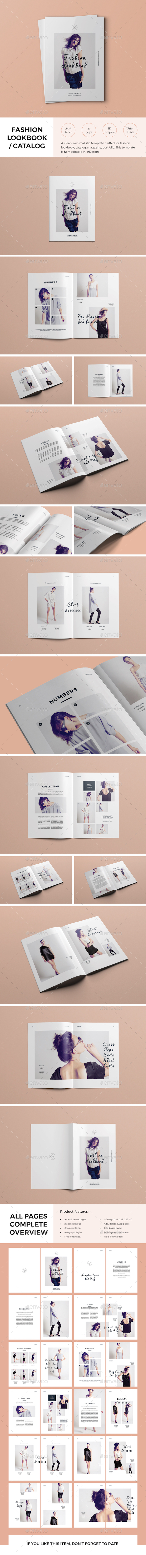 Fashion Lookbook / Catalog Template - Catalogs Brochures