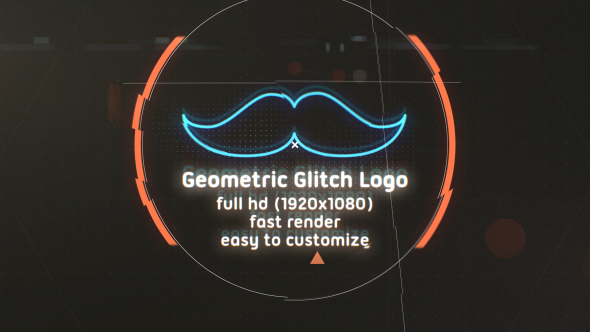 Geometric Glitch Intro - VideoHive 14421605