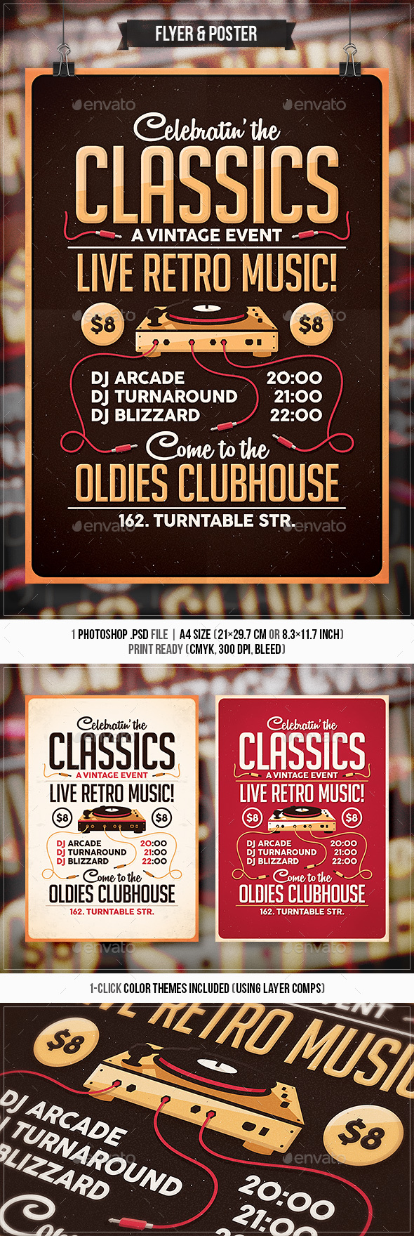 Classics - Flyer & Poster - Clubs & Parties Events