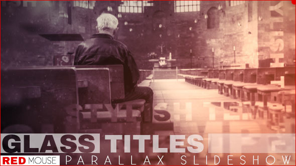 Glass Titles Parallax - VideoHive 14422617