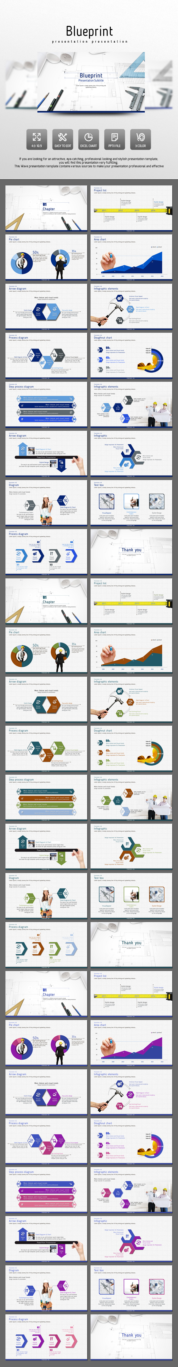 Blueprint - PowerPoint Templates Presentation Templates