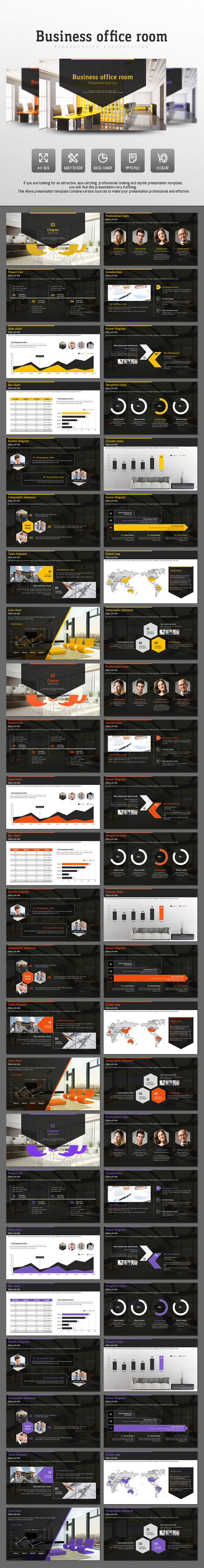 Business Office Room - PowerPoint Templates Presentation Templates