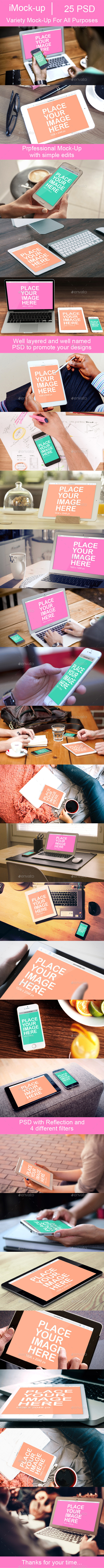 iMock-Up Variety - Miscellaneous Displays