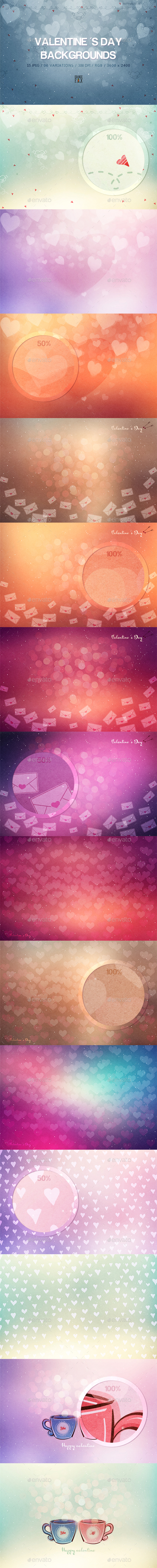 15 Valentine 's Day Backgrounds - Abstract Backgrounds