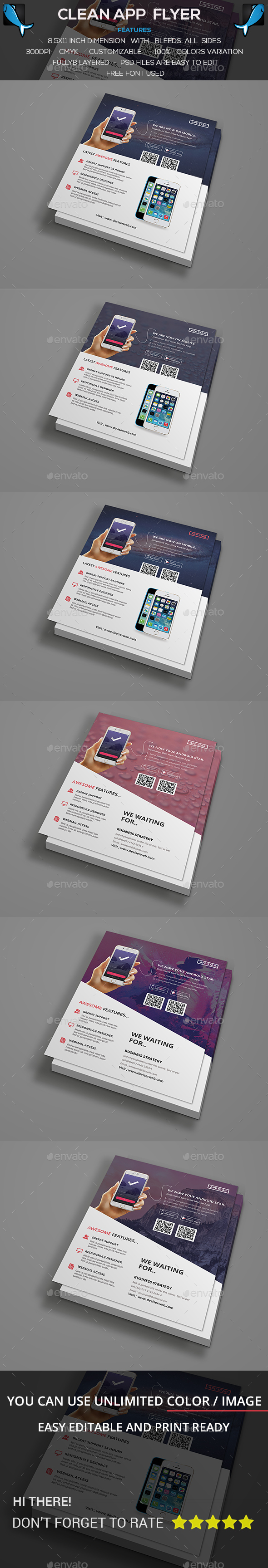 App Flyer Template - Corporate Flyers