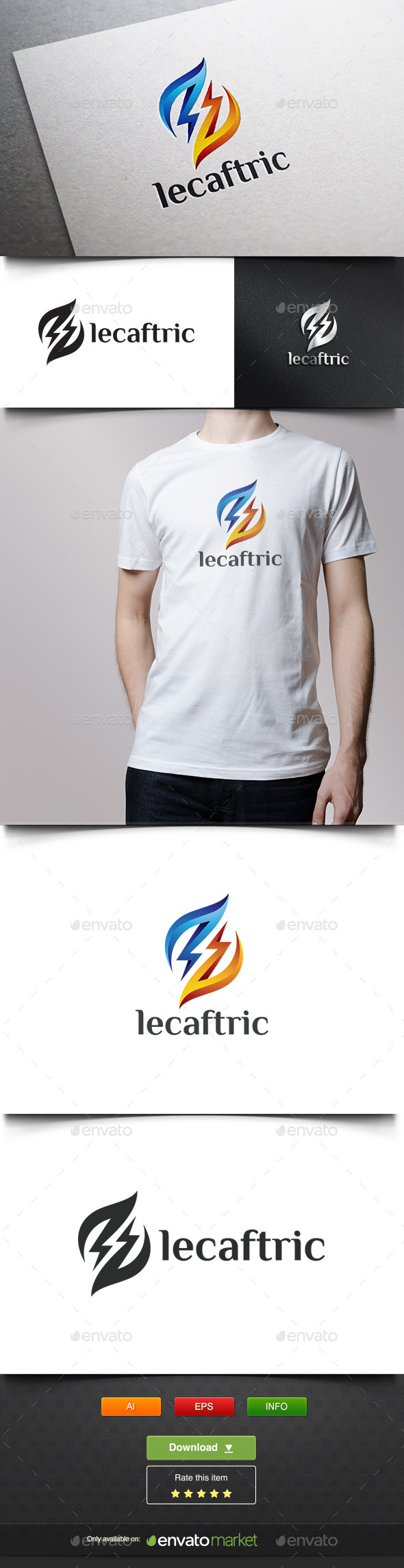 Lecaftric - Abstract Logo Templates