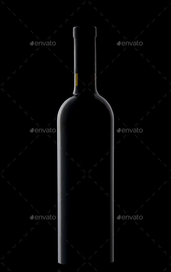 Wine Bottle - Stock Photo - Images