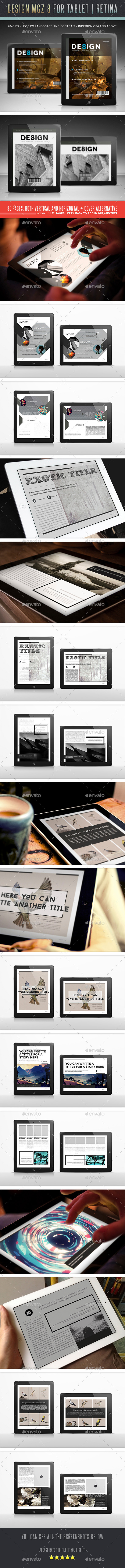 Design Magazine 8 Digital Template - Digital Magazines ePublishing