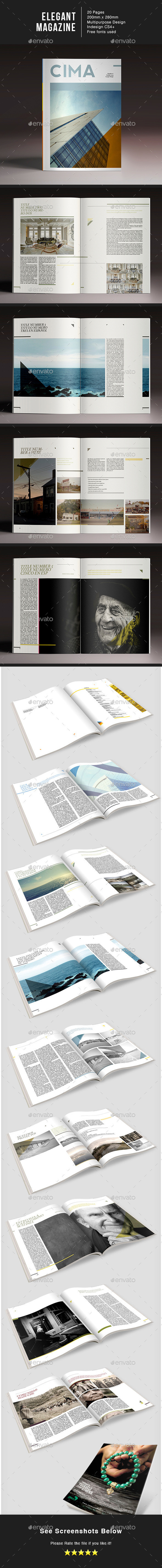 Multipurpose Magazine Template - Magazines Print Templates