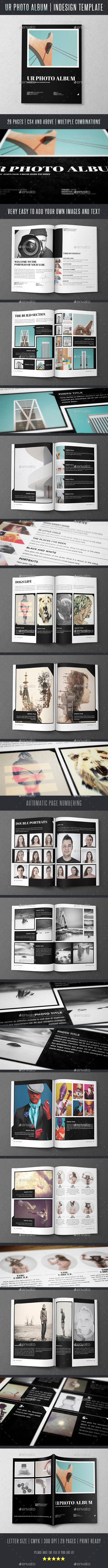 Ur Photo Album Indesign Template - Photo Albums Print Templates