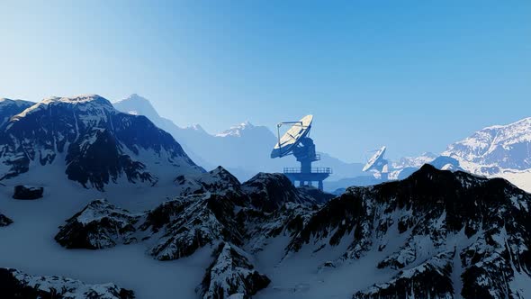 Telescopes In The Snowy Mountains