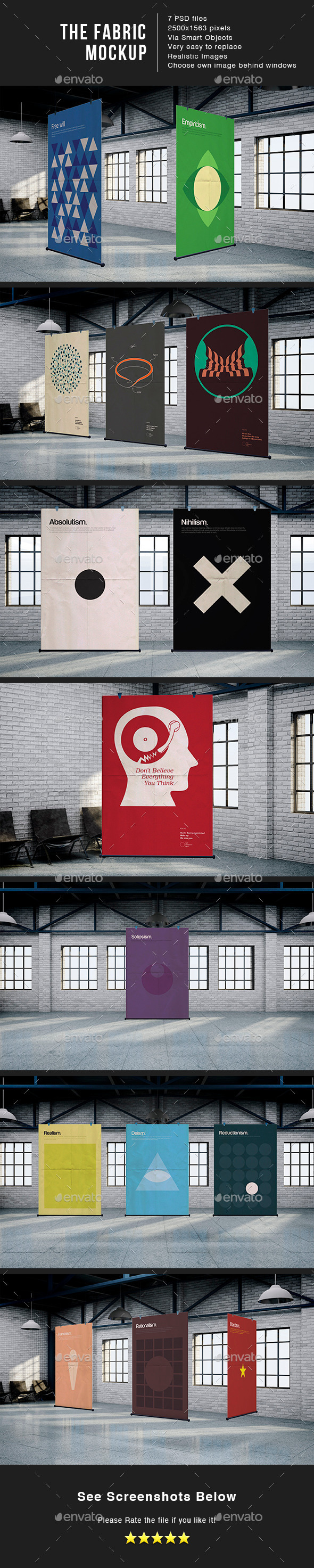 The Fabric Mock Up - Signage Print