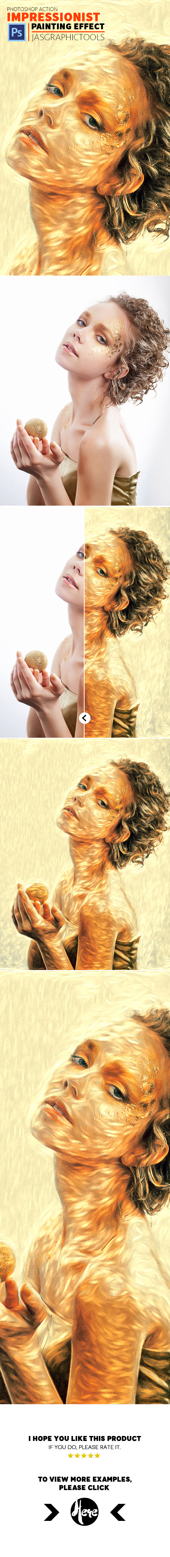 Impressionist Painting Effect | Photoshop Action - Actions Photoshop
