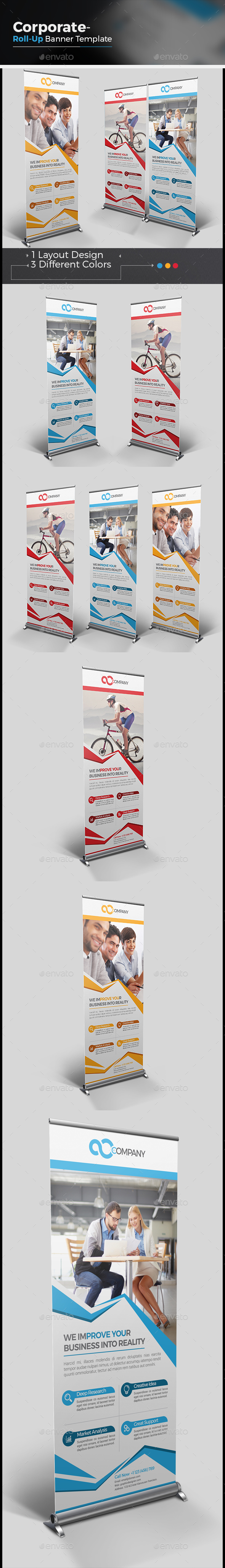 Roll-up Banner - Signage Print Templates