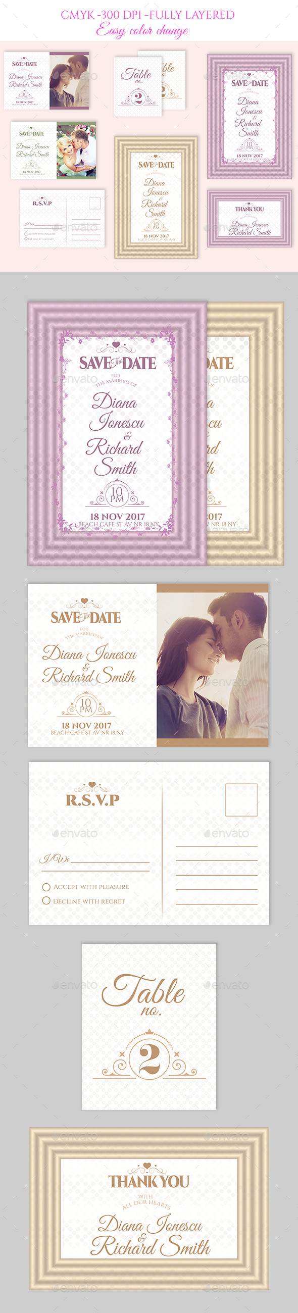 Wedding Invitation Pack - Weddings Cards & Invites