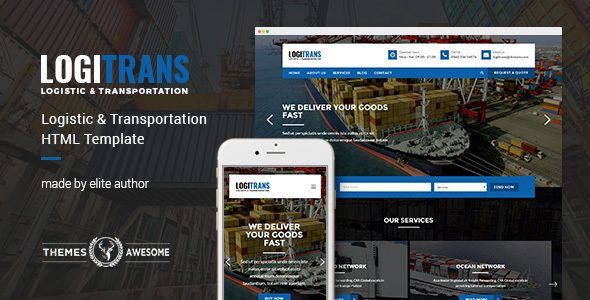 LogiTrans - Logistic - ThemeForest 14130505