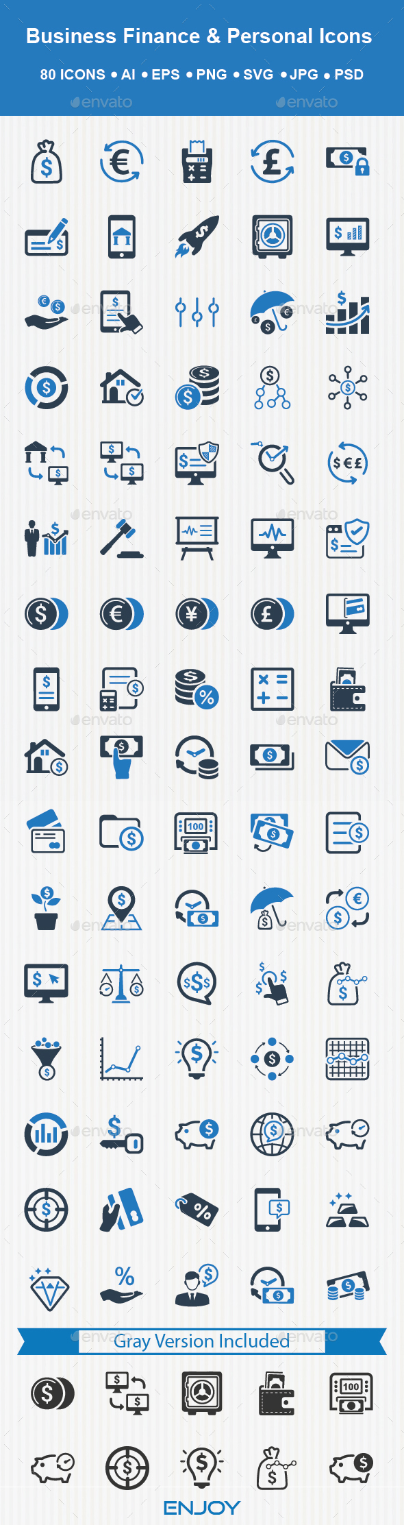 Personal And Business Finance Icons - Business Icons