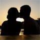 Lovers Are Kissing and Enjoying The Sunset - VideoHive Item for Sale