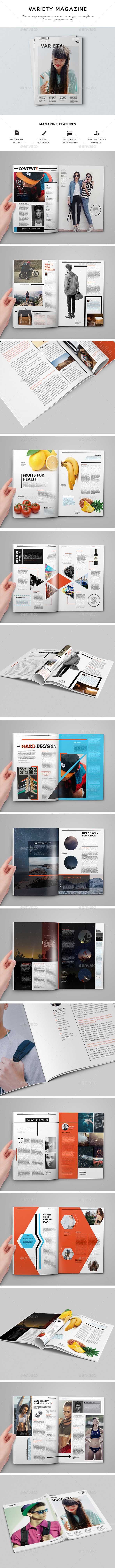 Magazine Template - Magazines Print Templates