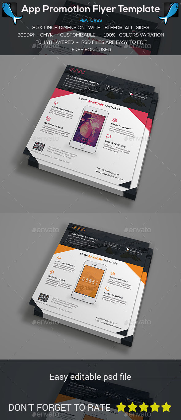 App Promotion Flyer - Commerce Flyers