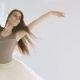 Silhouette Of Ballerina In Classical Tutu In The White Studio. - VideoHive Item for Sale