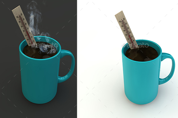 3D- Coffee Mug - 3D Renders Graphics