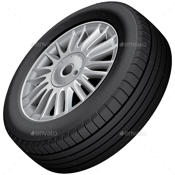 Wheel and Tire Isolated - Man-made Objects Objects