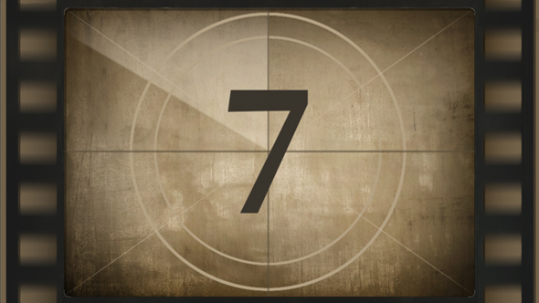 Vintage Film Countdown Clock, Motion Graphics | VideoHive