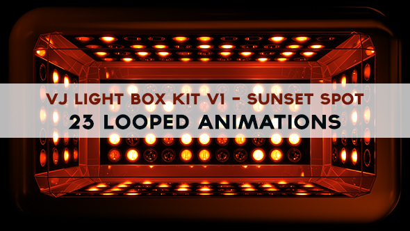 Vj Light Box Kit V1 - Sunset Spot Pack
