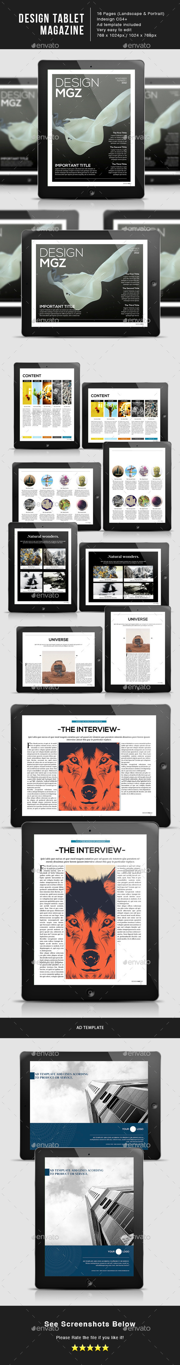 Design Magazine 1 for Tablet - Digital Magazines ePublishing
