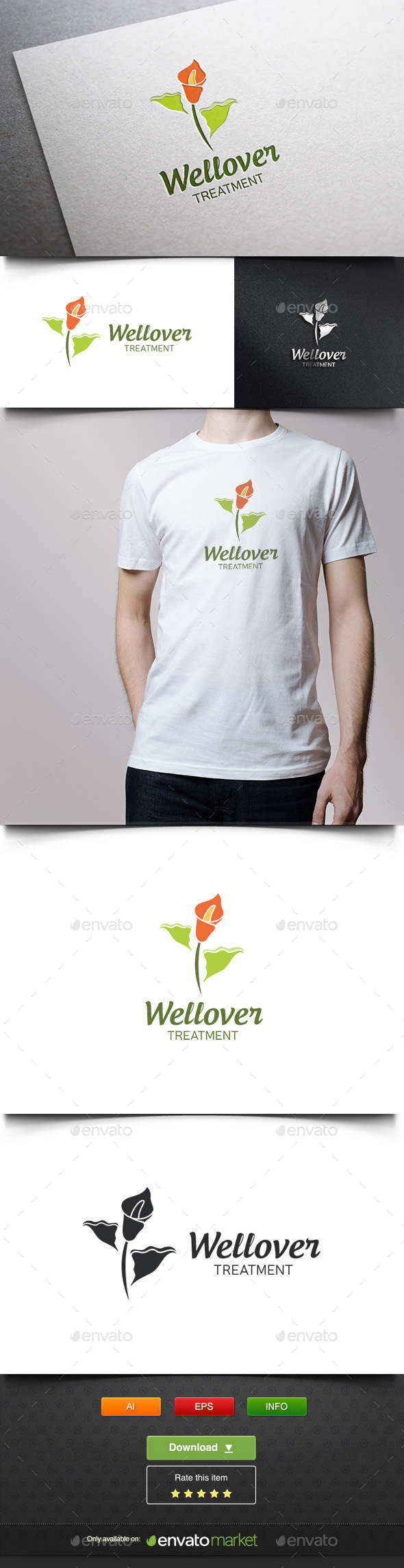 Wellover - Nature Logo Templates