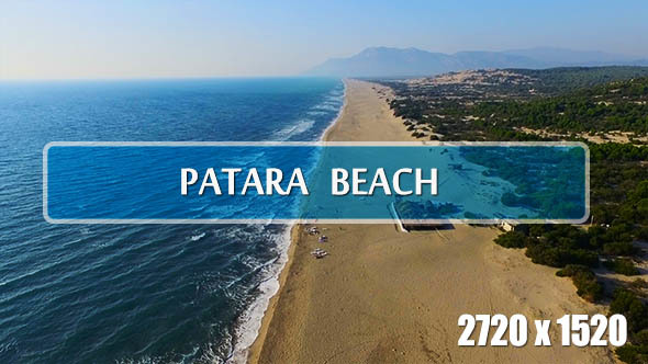 Patara Beach Aerial