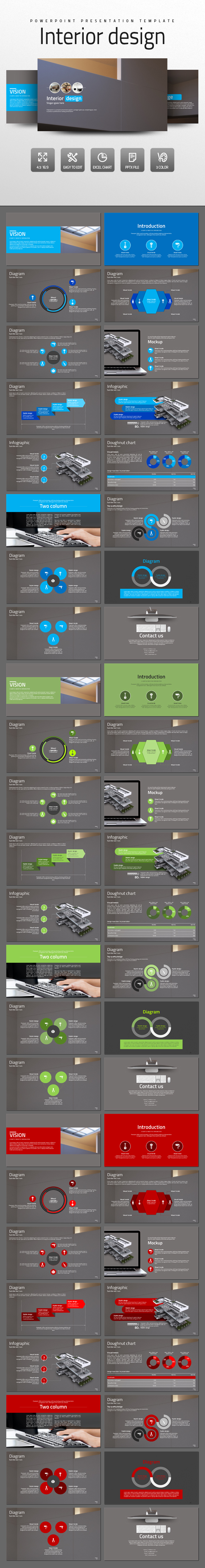 Interior design - PowerPoint Templates Presentation Templates