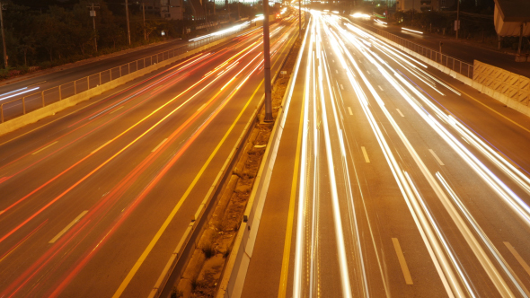 Highway At Night