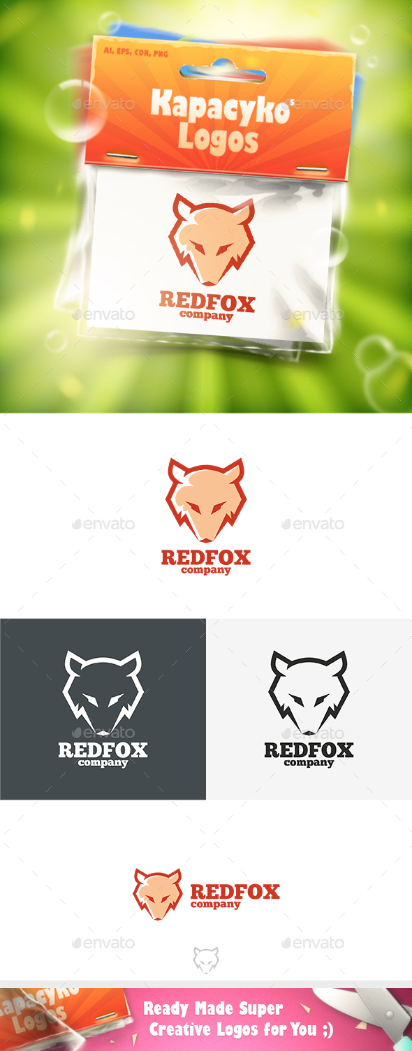 Red Fox Logo - Animals Logo Templates