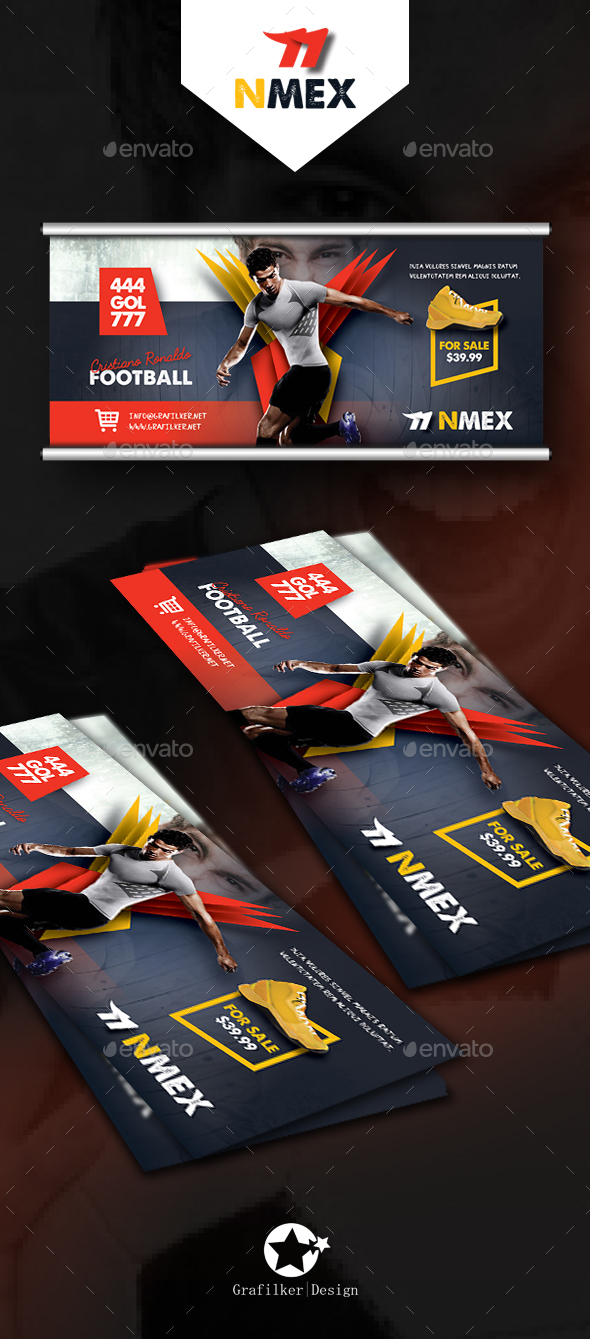 Sport Shop Billboard Templates - Signage Print Templates