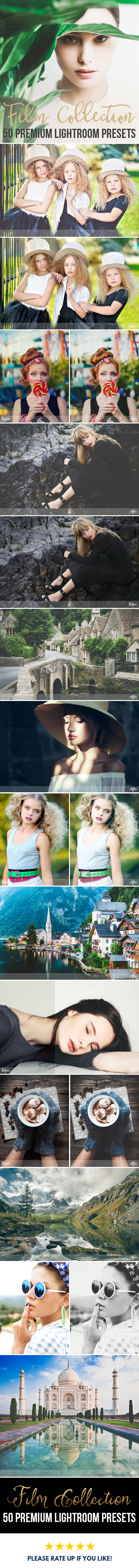 50 Premium Film Emulation Lightroom Presets - Film Lightroom Presets