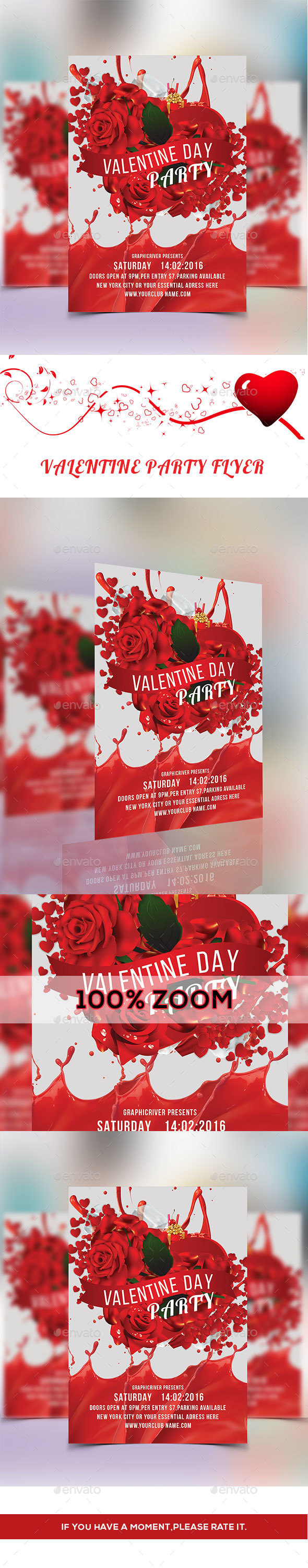 Valentine Party Flyer - Events Flyers